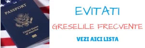 Greseli frecvente de evitat